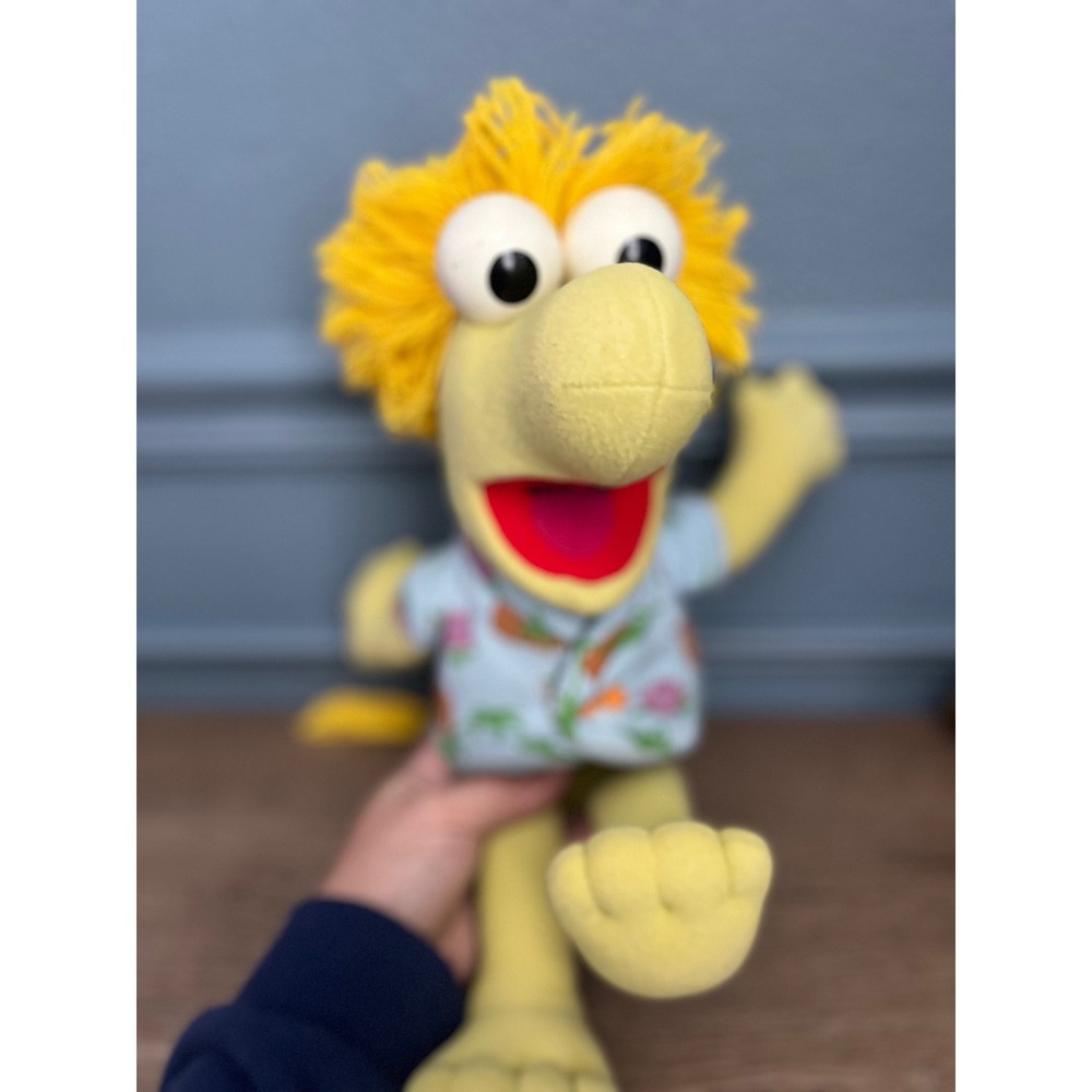 Vintage Fraggle Rock Wembley Plush Hasbro Softies‎ 1980s Jim Henson Toy Hawaiian